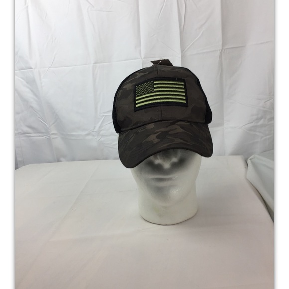 American Patriot Camo Baseball Hat Cap - Picture 1 of 6